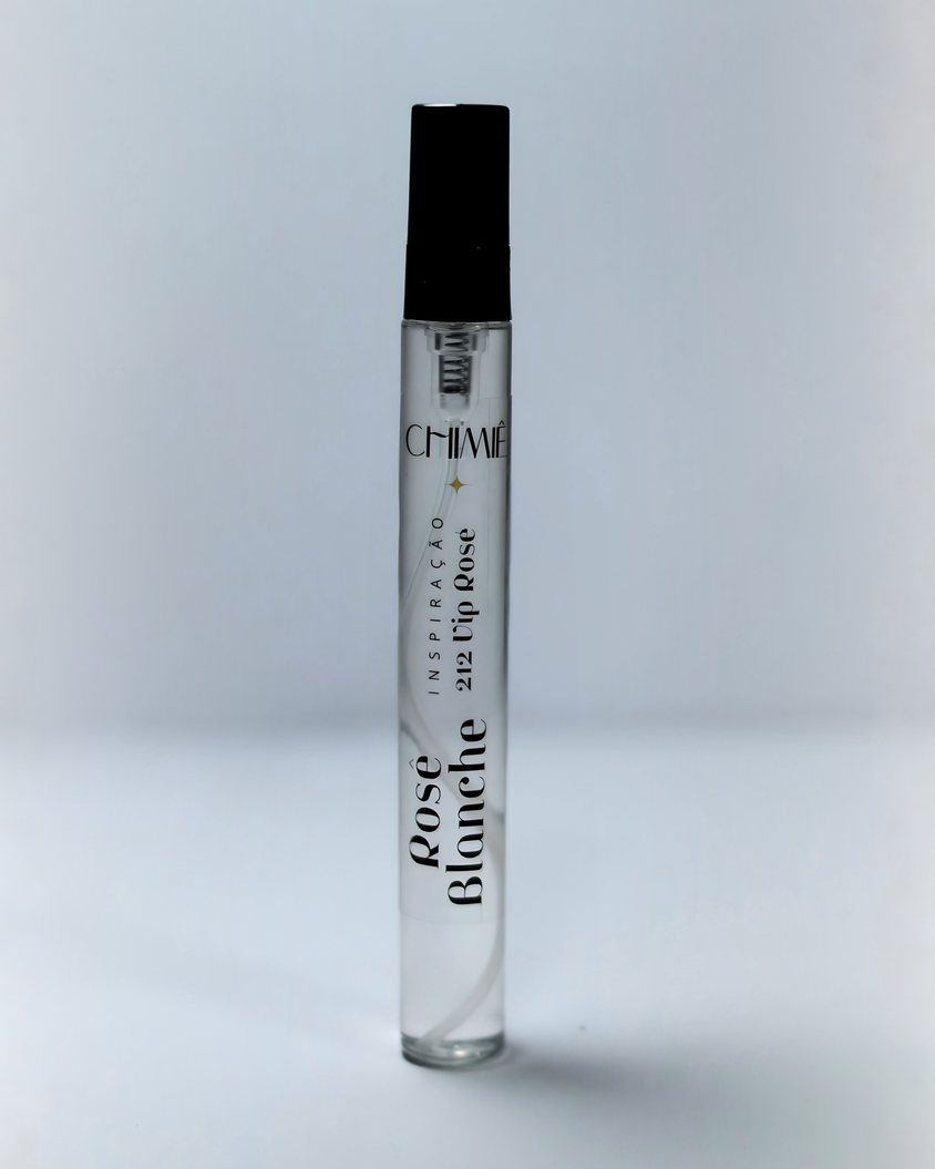 Rosê Blanche Eau de Parfum, Inspirado no 212 VIP Rosé - Perfume de Bolso 10ml